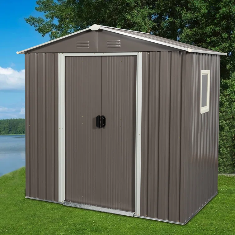 6 ft. x 4 ft. Metal Tool Shed