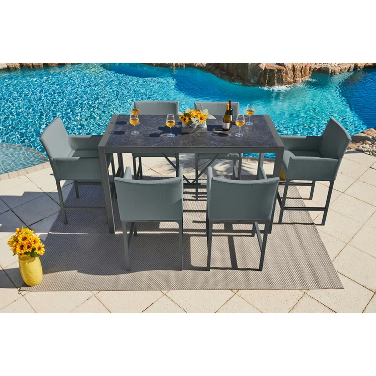 6 - Person Rectangular Outdoor Dining Set