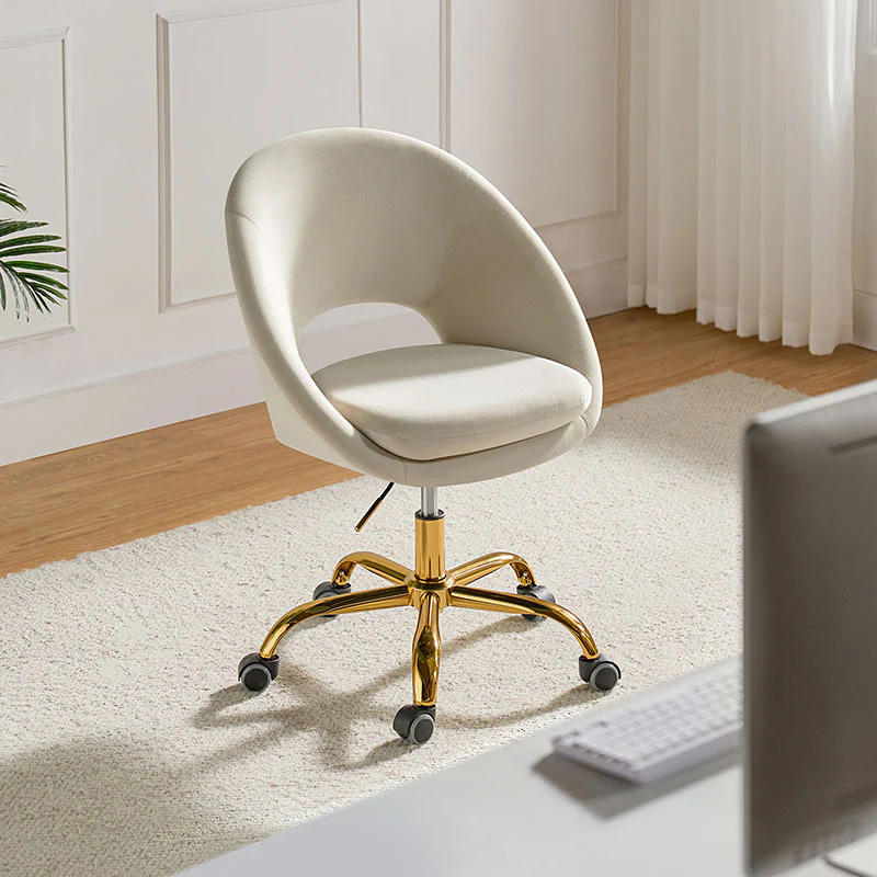 Ramona Velvet Upholstered Office Chair