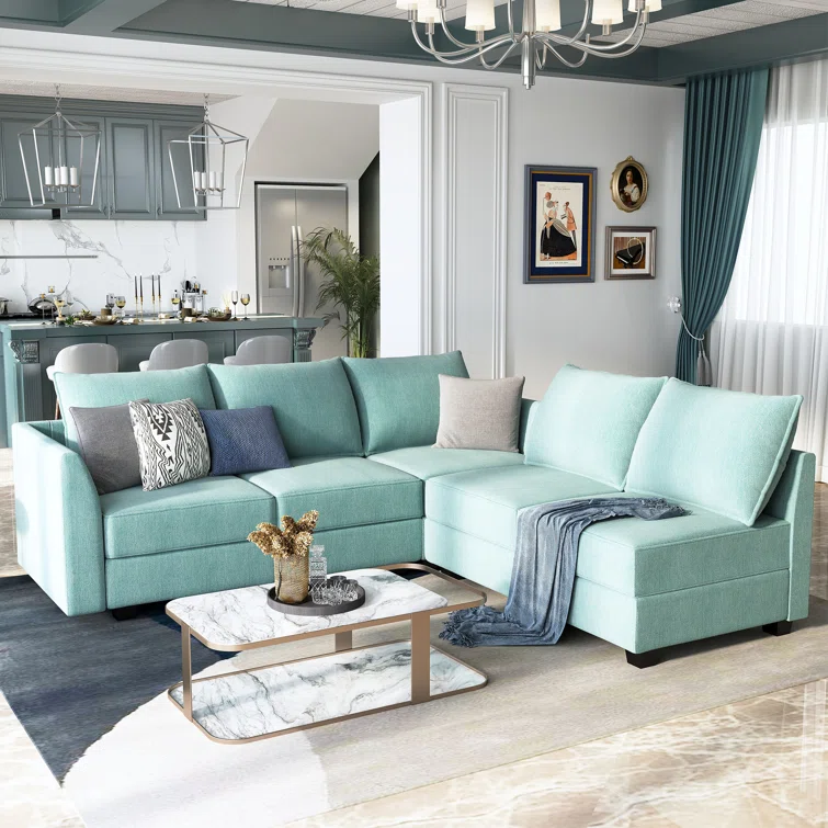 6 - Piece Upholstered Sectional