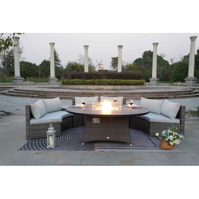 6 - Person Outdoor Seating Group with Cushions