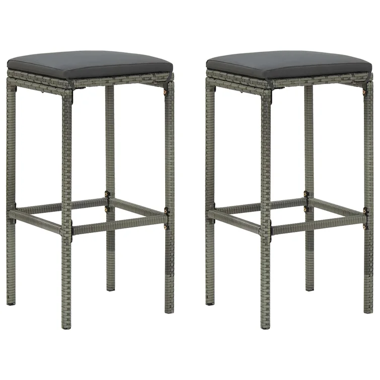 Patio Bar Set Outdoor Bistro Set Bar Stool Bistro Table Poly Rattan