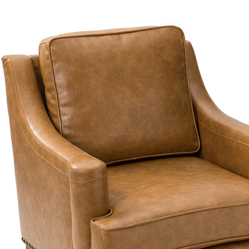 Christoph Vegan Leather Armchair