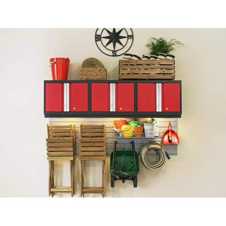 Bold Series 76.75'' H x 132'' W x 18'' D 9 Garage Storage Cabinet Set