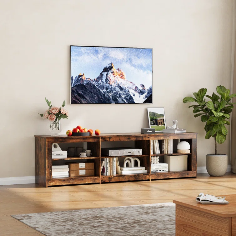 Benjie 78.7'' W Media Console with Outlets for TV up to 85