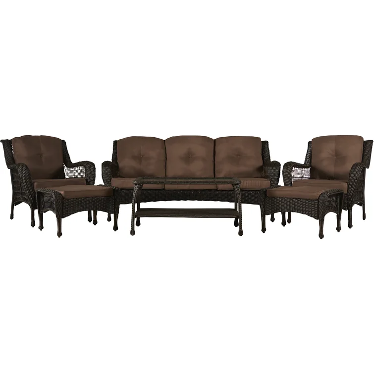 Herrin 5 - Person Outdoor Seating Group with Cushions