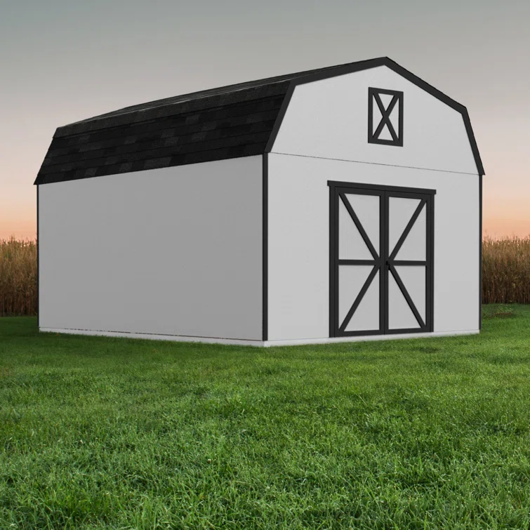 Hudson Wood Storage Shed