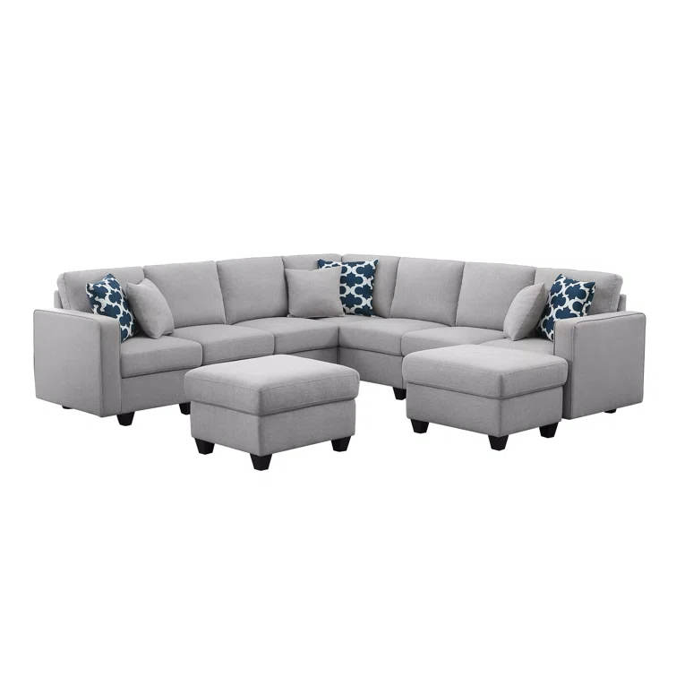 Aracena 9 - Piece Upholstered Sectional