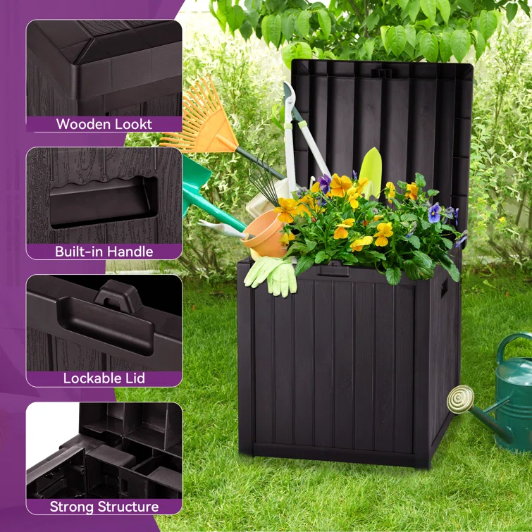 50 Gallon Outdoor Storage Deck Box
