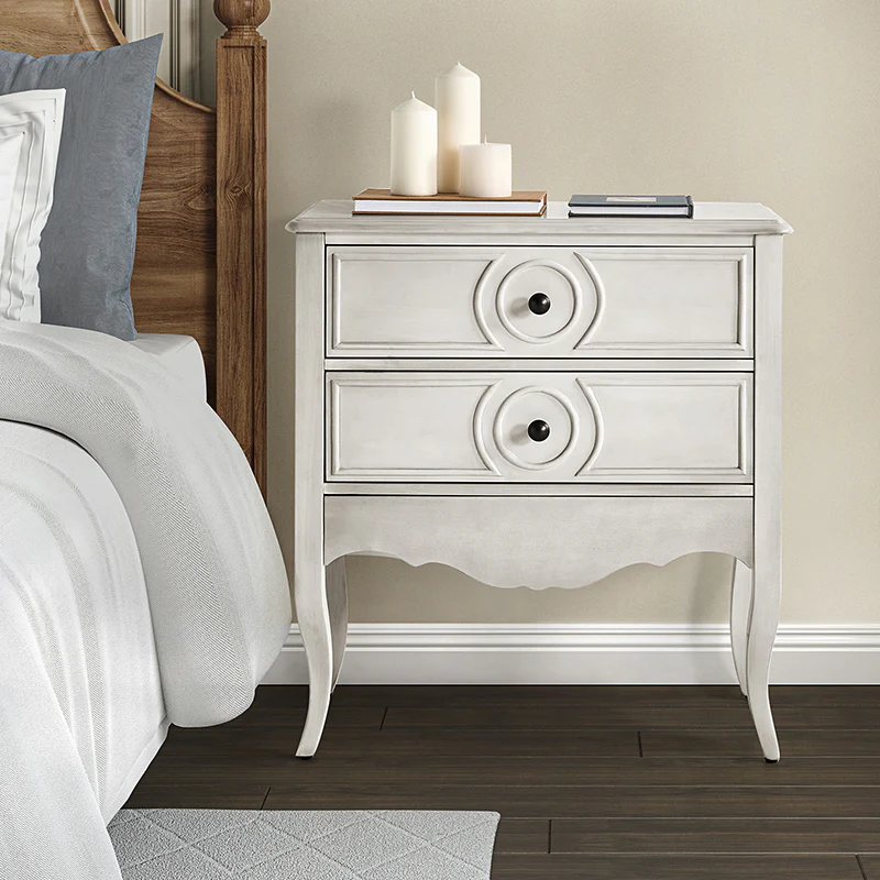 Thelma 3 - Drawer Nightstand with Built-In Outlets