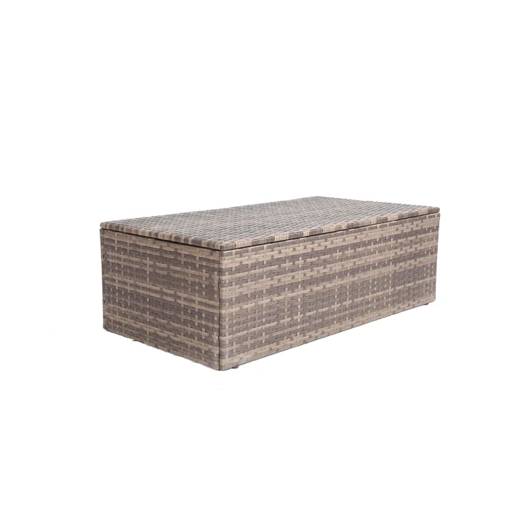 Eternal 49'' W 80 Gallons Wicker Deck Box