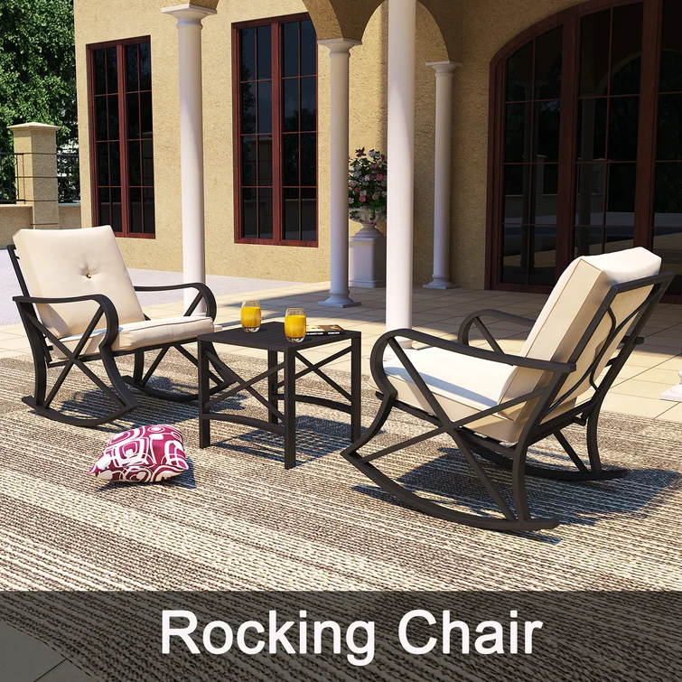 Brionny 6 - Person Outdoor Seating Group with Cushions<!-- --> <!-- -->(Set of 8)