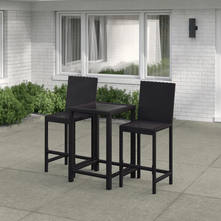 Corlane 2 - Person Square Outdoor Dining Set