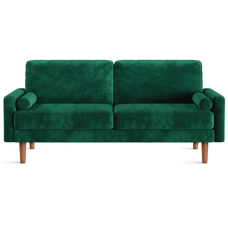 Enedelia 69.3'' W Velvet Loveseat Upholstered Sofa