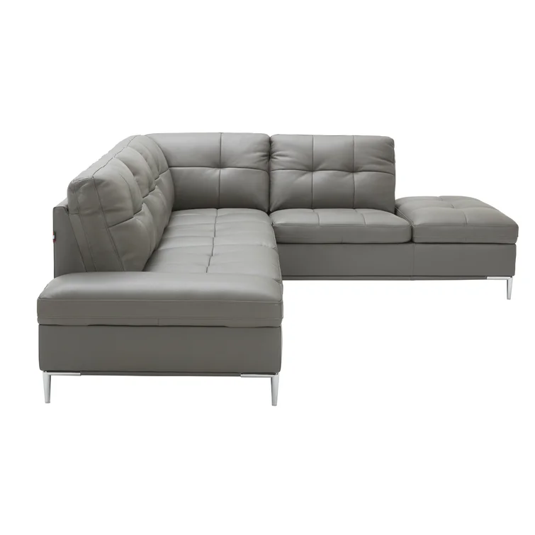 Mercier 2 - Piece Leather Sectional