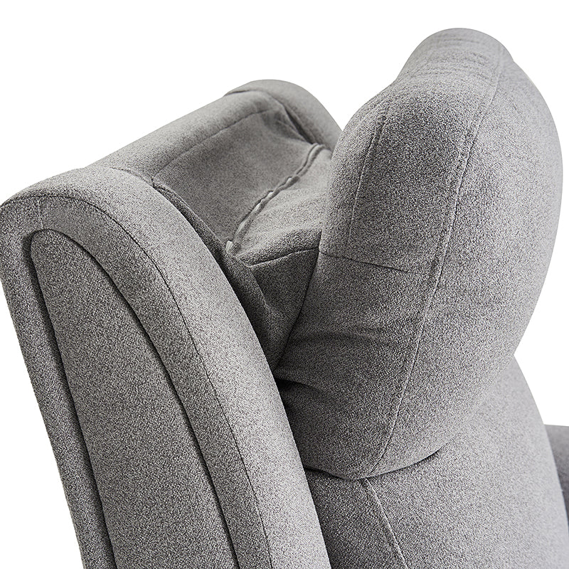 Alois Swivel And Rocker Power Recliner With USB,  Adjustable Headrest and One-Touch Reset