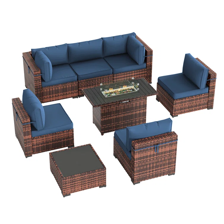 Benboe 6 - Person Outdoor Seating Group with Cushions