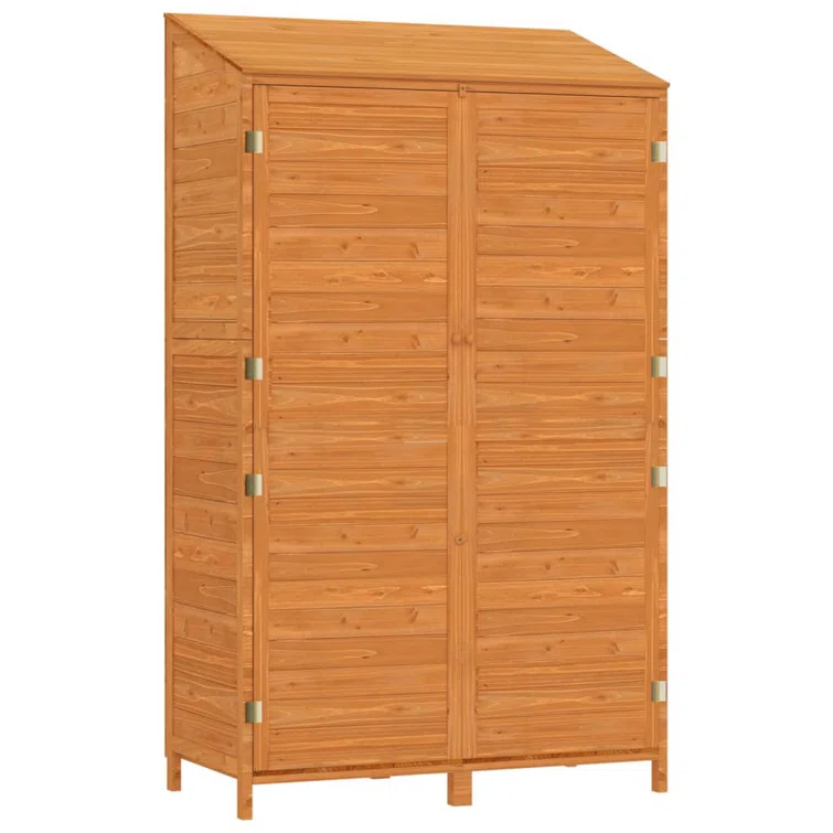 VidaXL Outdoor Storage Shed Garden Shed Wooden Storage Shed Solid Fir Wood