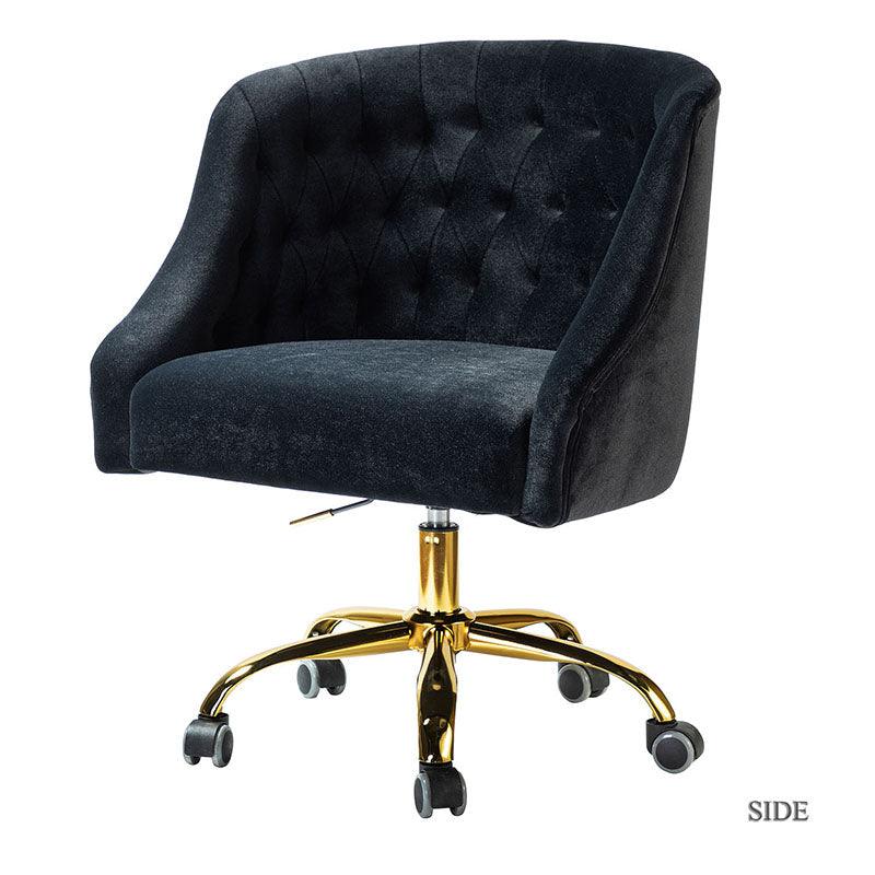 Penelope Velvet Tufted Office Chair