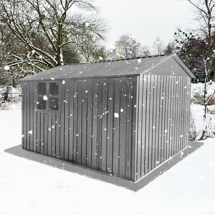Burton 10 Ft. W X 8 Ft. D Metal Tool Shed