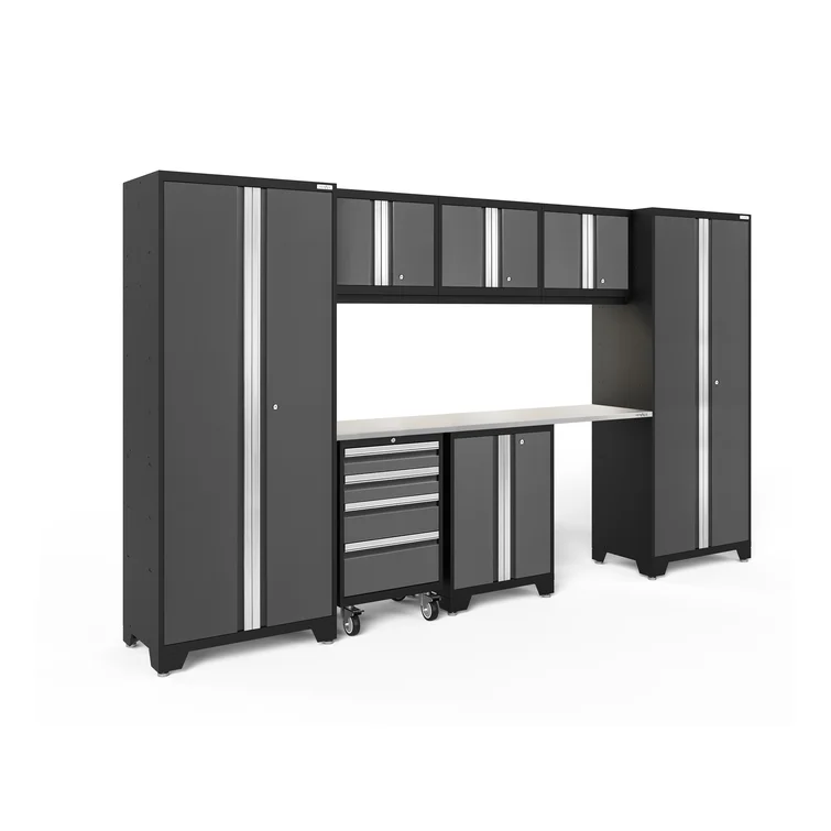 Bold Series 8 Piece Storage Cabinet Set