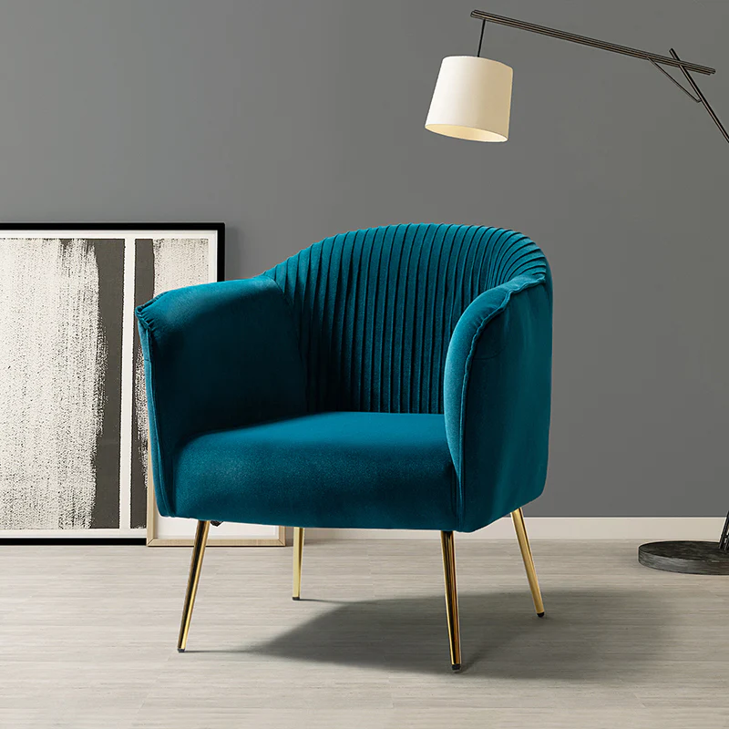 Aduna Modern Upholstered Barrel Armchair