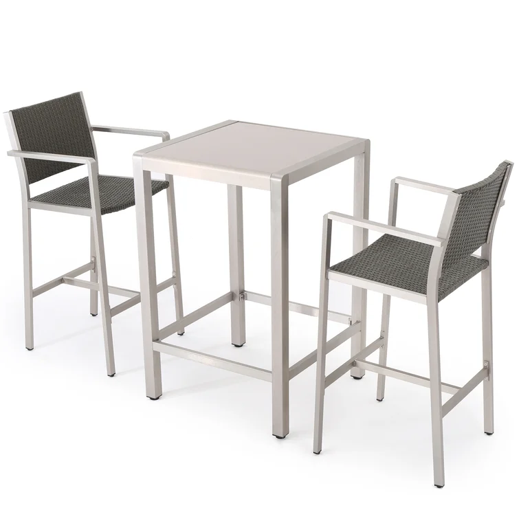 Caggiano 2 - Person Square Outdoor Dining Set