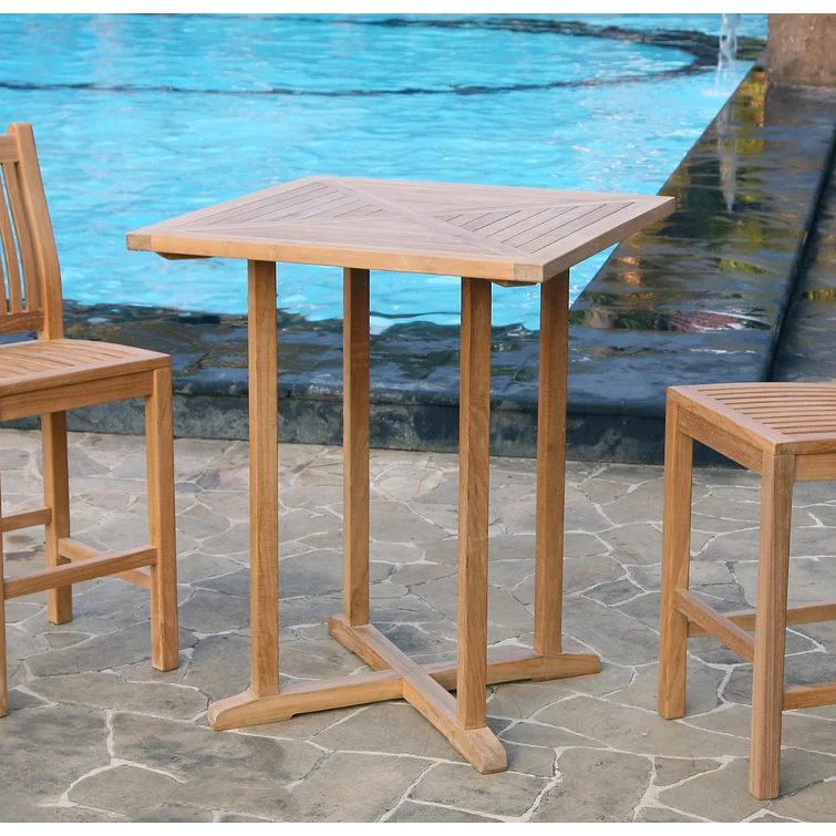 Jakarta 2 - Person Square Teak Outdoor Dining Set