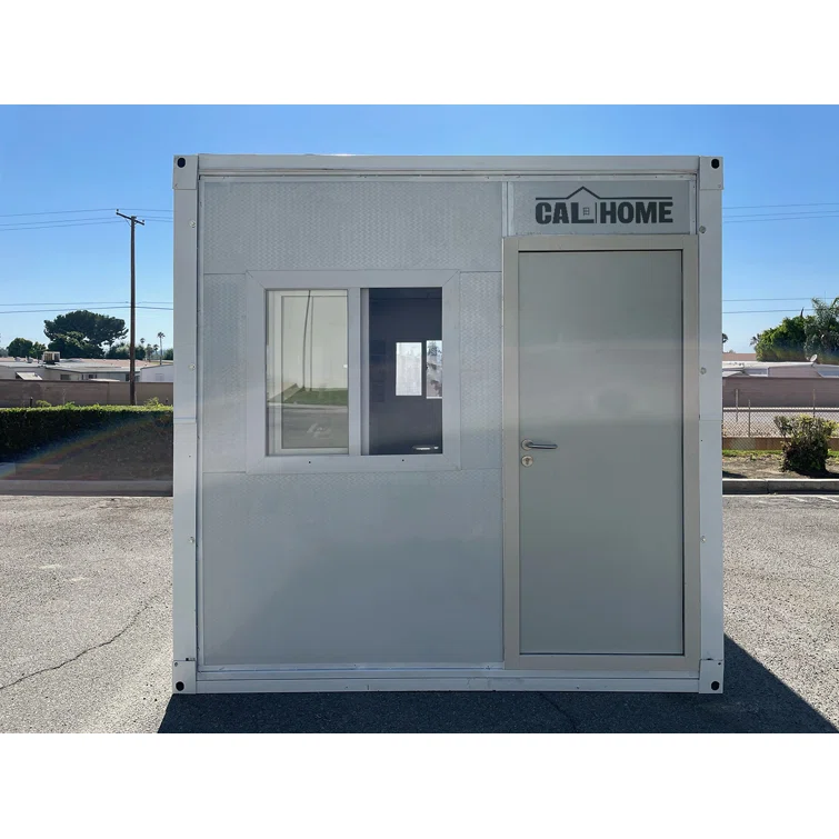 8 ft. W x 19 ft. D Assembled Tiny House Storage Shed with Floor