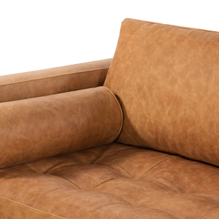 Bismarck 2 - Piece Genuine Leather Sectional