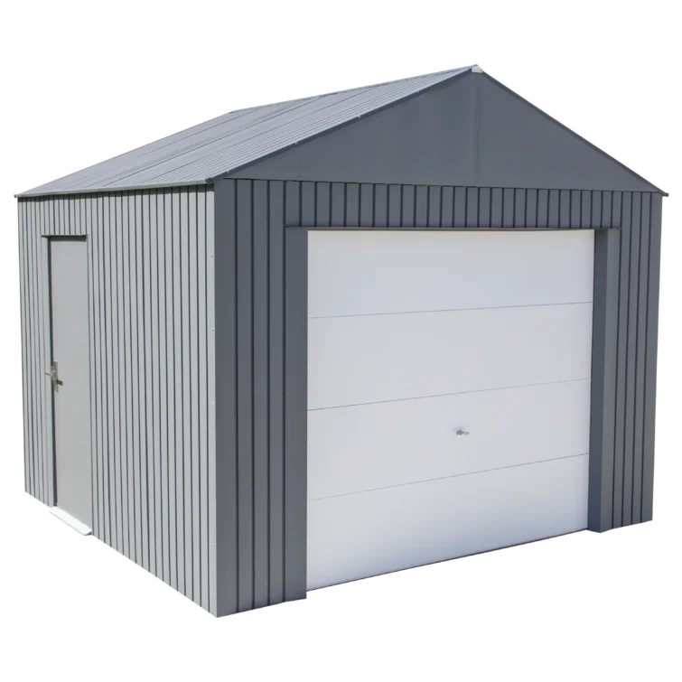 Everest 12 ft. x 10 ft. Metal Garage Shed