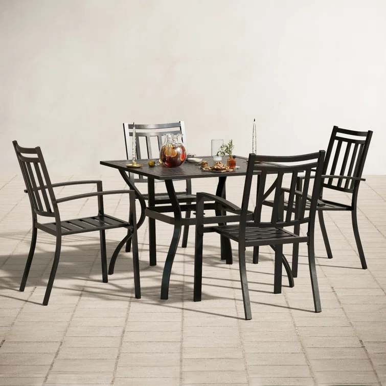 Alyah 4 - Person Square Outdoor Dining Set
