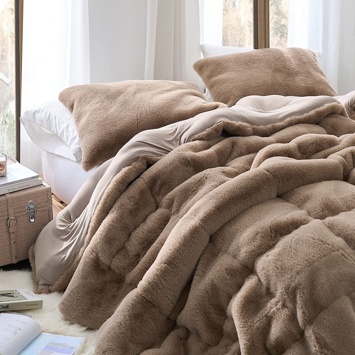 Chunky Bunny Yoga - Coma Inducer? Oversized Comforter - Cobblestone