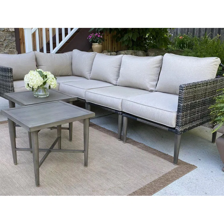 Tuckerman 5 - Person Outdoor Seating Group with Cushions