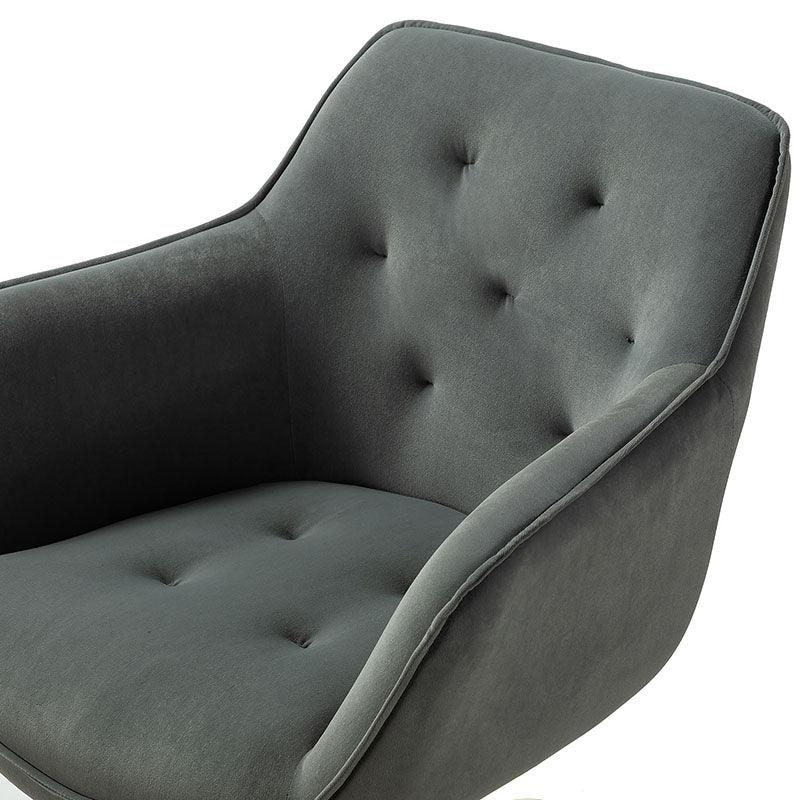 Jovida Velvet Tufted Office Chair