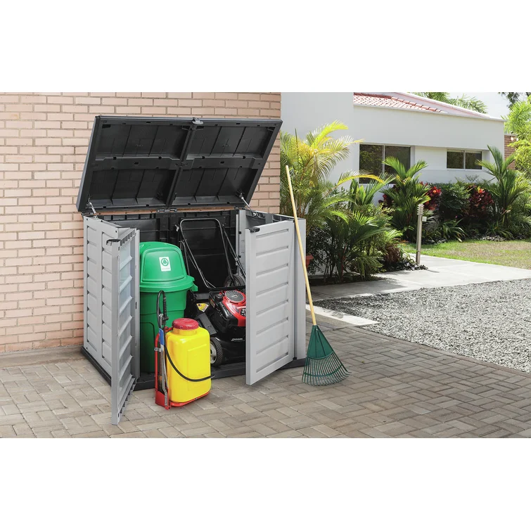 5 ft. W x 3 ft. D Plastic Horizontal Tool Shed