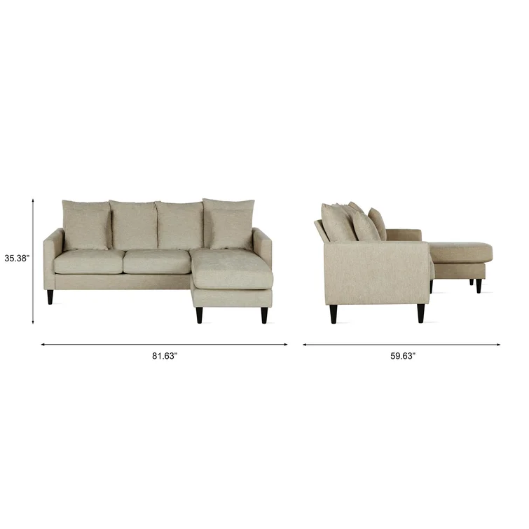 Skye Reversible Sectional with Ottoman