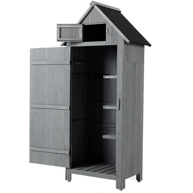 3 ft. W x 2 ft. D Tool Shed