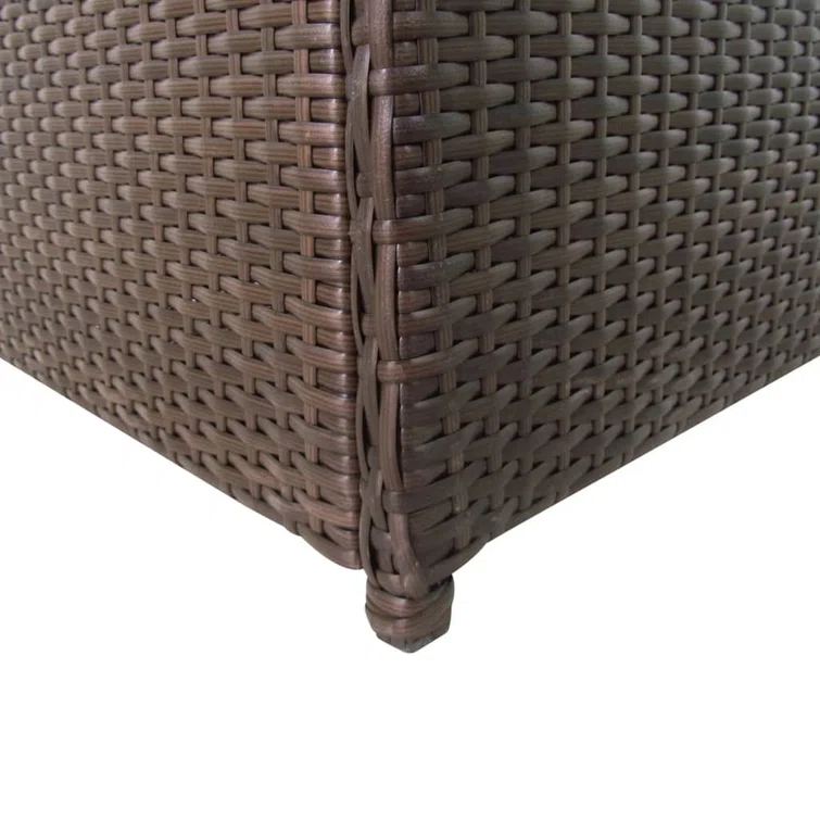 Aristi Patio Storage Box 47.2"x19.7"x23.6" Poly Rattan