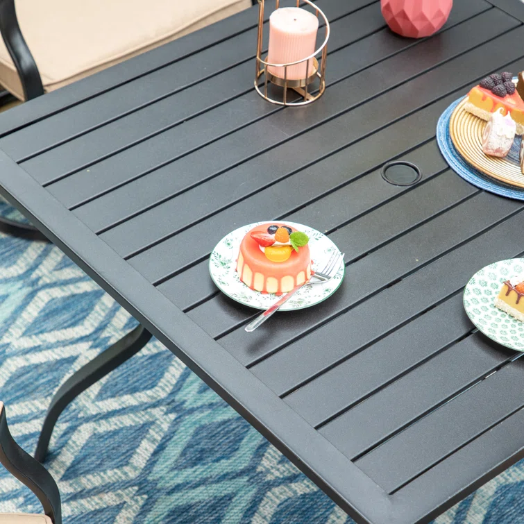 Sharlize 4 - Person Square Outdoor Dining Set with Cushions