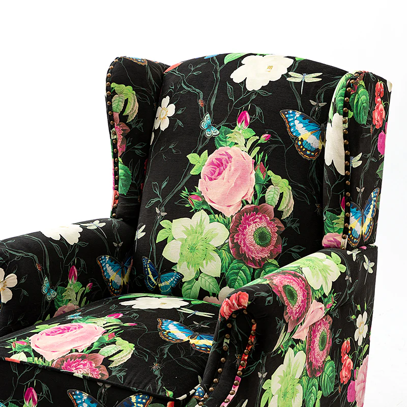 Felix Armchair with Spindle Legs