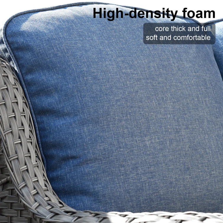Tommy 6 Piece Wicker/Rattan Sofa Seating Group with Cushions