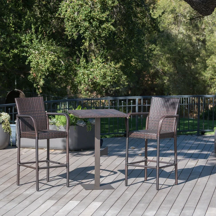 Eaton 2 - Person Square Outdoor Dining Set