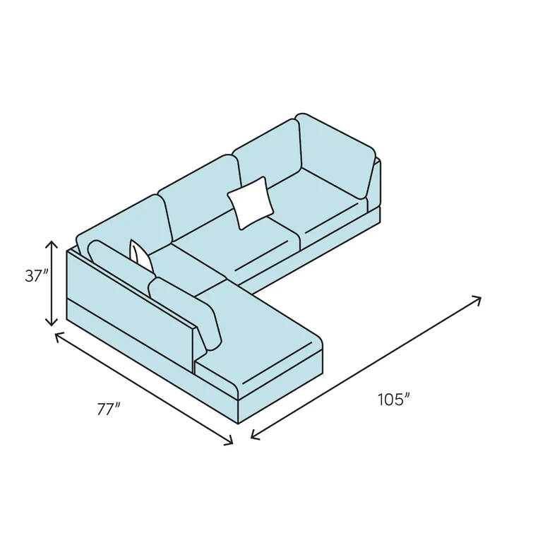 Geter 2 - Piece Upholstered Sectional