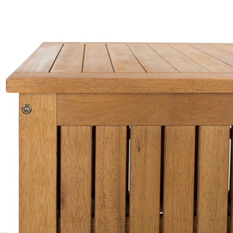 Safavieh Abri 47.6'' W Water Resistant Solid Wood Eucalyptus Deck Box