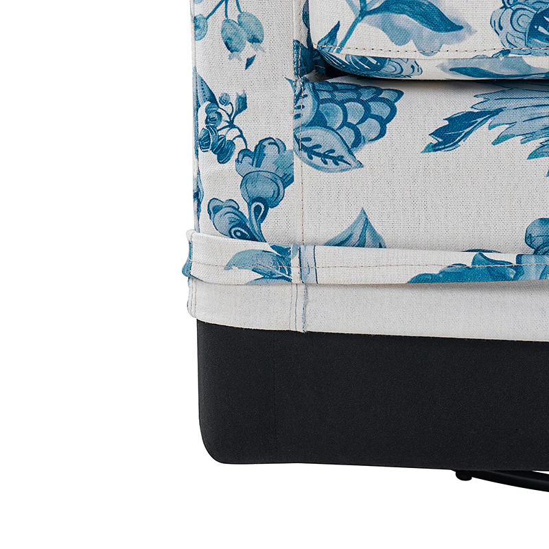Claudius Upholstered Slipcovered Swivel Barrel Chair