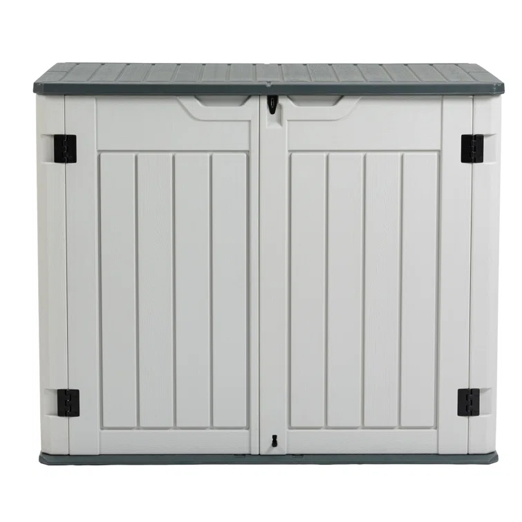4.25 ft. W x 2.4 ft. D Resin Horizontal Storage Shed