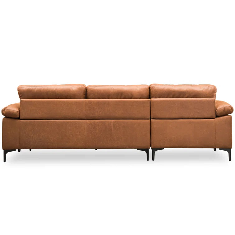 Mckenny 2 - Piece Faux Leather Sectional
