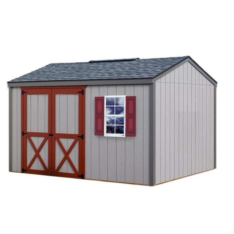 Cypress 10 ft. W x 12 ft. D Solid Wood Storage Shed