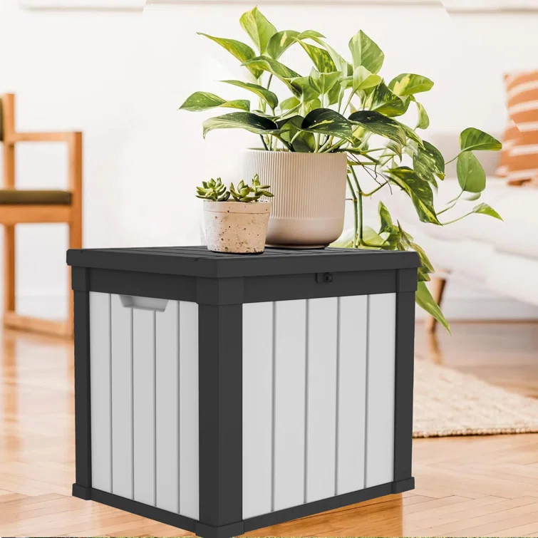 vbal Water Resistant Resin Lockable Deck Box